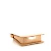 Louis Vuitton Mott handbag in beige monogram patent leather and natural leather - Detail D4 thumbnail