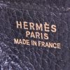 Sac bandoulière Hermes Evelyne grand modèle en cuir Fjord noir - Detail D3 thumbnail