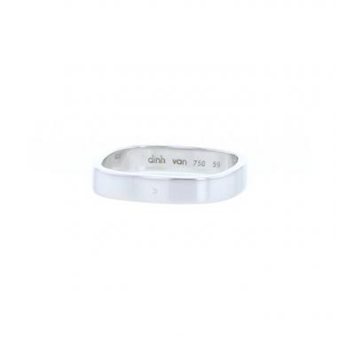 Bague Dinh Van Alliance Carrée en or blanc