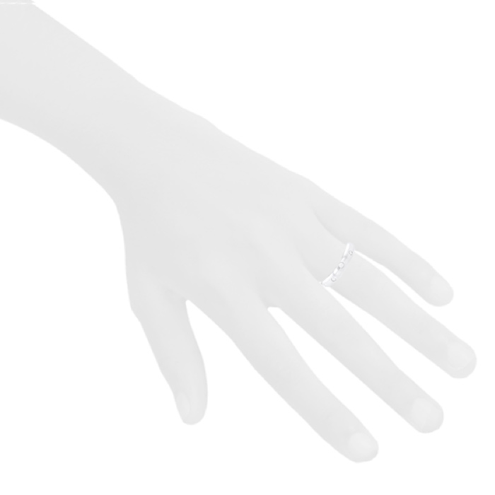 Bague Tiffany 
Co Etoile en platine - Detail D1