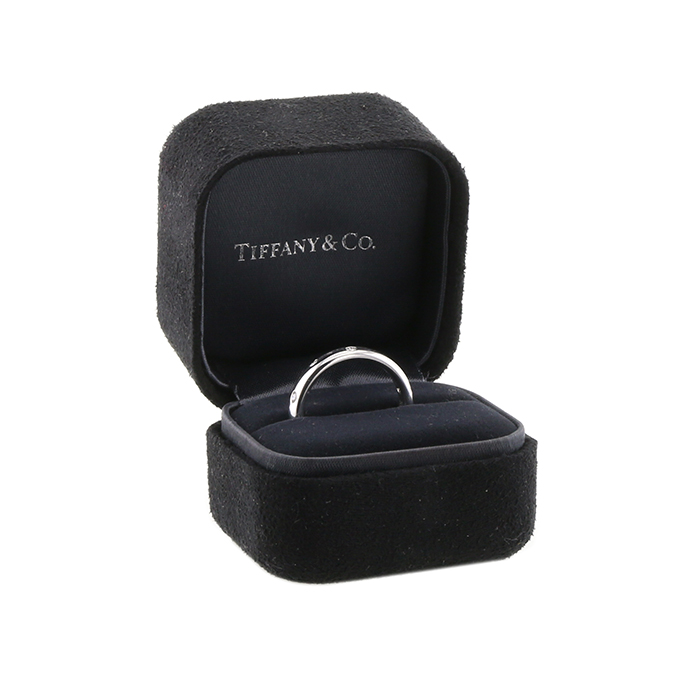 Tiffany 
Co Etoile ring in platinium - Detail D2