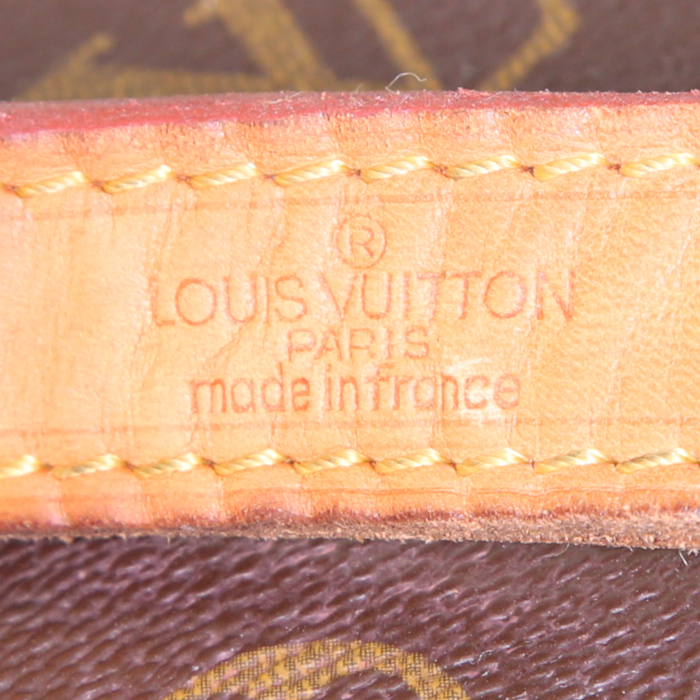 Vanity Louis Vuitton Vanity en lona Monogram y cuero natural - Detail D4