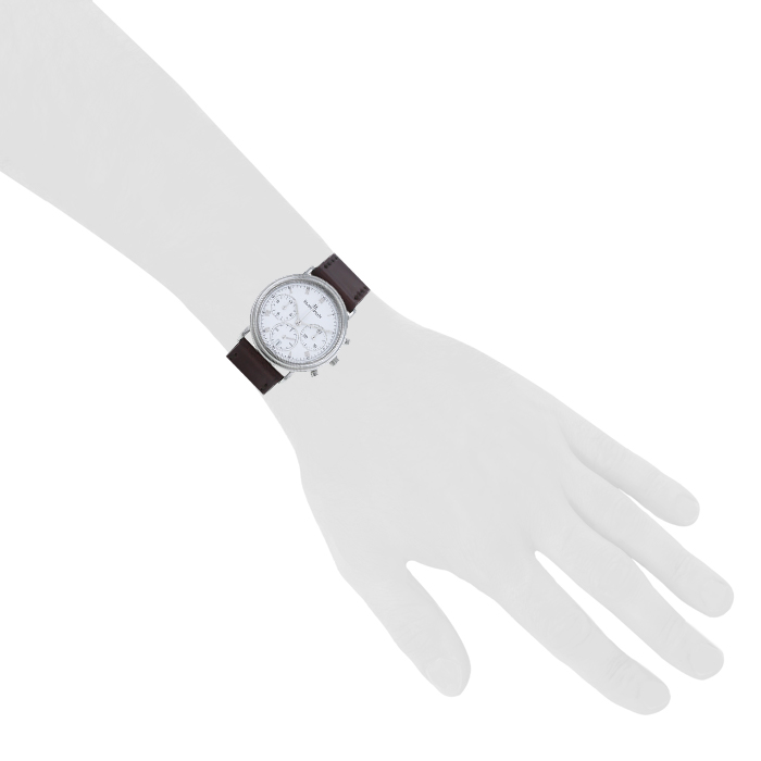 Blancpain Villeret Chronograph watch in stainless steel Circa 1990 - Detail D1