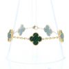 Van Cleef & Arpels Alhambra Vintage bracelet in yellow gold and malachite - 360 thumbnail