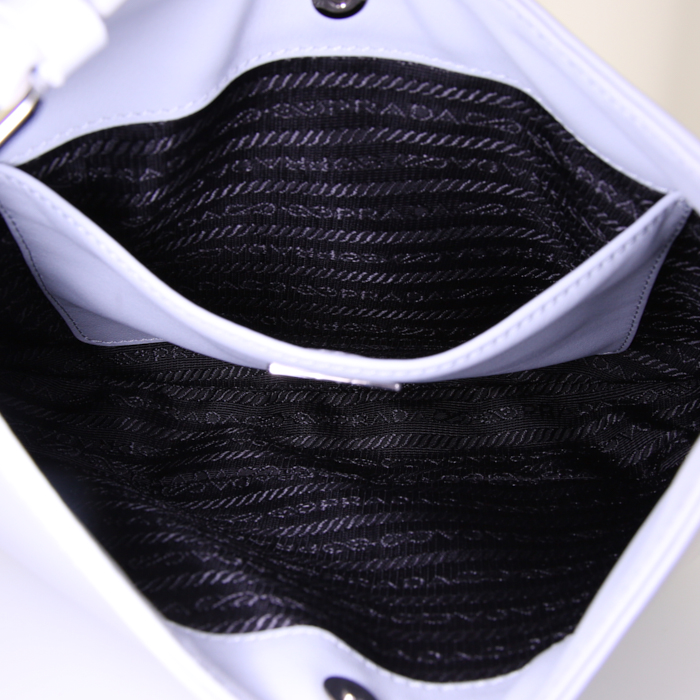 Borsa Prada Cleo in pelle blu - Detail D2