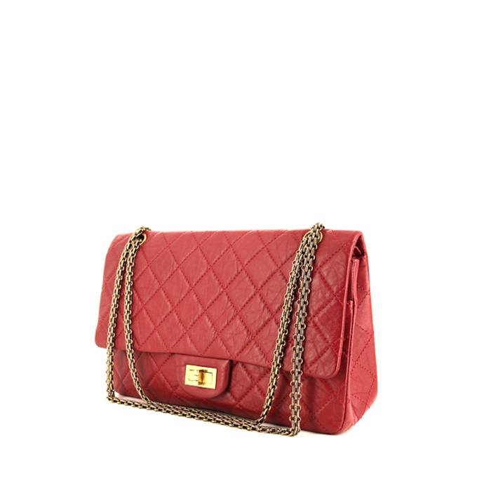 Chanel 2.55 Handbag in Red Quilted Leather