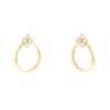 Cartier Inde Précieuse earrings for non pierced ears in yellow gold and diamonds - 00pp thumbnail