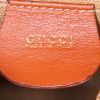 Mochila Gucci Bamboo Backpack en cuero marrón y bambú - Detail D3 thumbnail