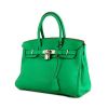 Hermes Birkin 30 cm handbag in green Bamboo togo leather - 00pp thumbnail