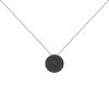 Dinh Van Pi Chinois necklace in silver, carbon and diamonds - 00pp thumbnail