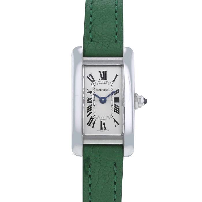 Cartier Mini Tank watch in stainless steel Ref:  4056 Circa  1990 - 00pp
