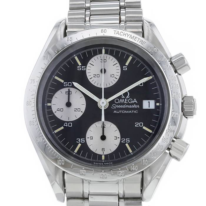 Montre Omega Speedmaster en acier Ref :  1750043 Vers  1990