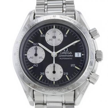 Omega Speedmaster watch in stainless steel Ref:  1750043 Circa  1990