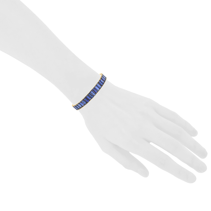 Bracelet époque années 60 Boucheron en or jaune et saphirs - Detail D1