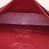 Chanel Timeless handbag in burgundy quilted grained leather - Detail D3 thumbnail