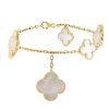 Van Cleef & Arpels Magic Alhambra bracelet in yellow gold and mother of pearl - 00pp thumbnail
