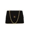 Chanel Vintage shoulder bag in black satin - 360 thumbnail