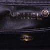 Borsa a tracolla Chanel Vintage in raso nero - Detail D3 thumbnail