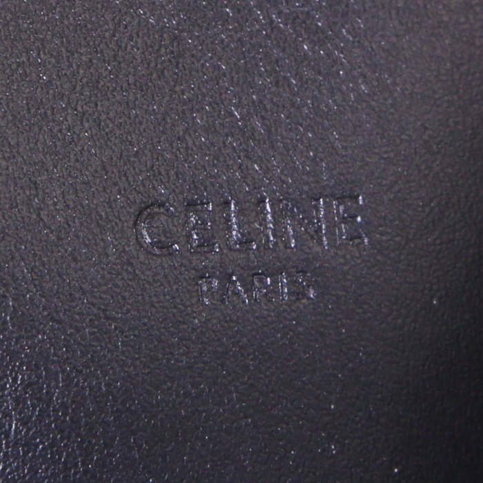 Shopping bag Celine Vertical in tela "Triomphe" marrone - Detail D3