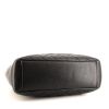 Chanel  Shopping PTT shoulder bag  in black quilted grained leather - Detail D4 thumbnail