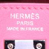 Bolso de mano Hermès Kelly 25 cm en cuero swift azalea pink - Detail D4 thumbnail