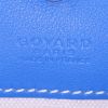 Shopping bag Goyard Saint-Louis in tela monogram blu e pelle blu - Detail D3 thumbnail