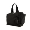 Prada Nylon shopping bag in black canvas - 00pp thumbnail
