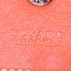 Shopping bag Goyard Saint-Louis modello medio in tela monogram cerata arancione e pelle arancione - Detail D3 thumbnail