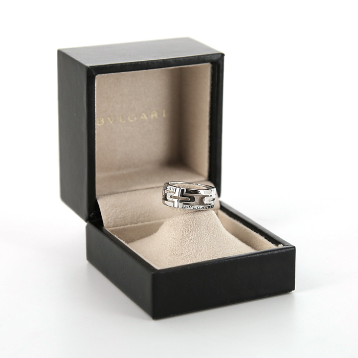 Bague Bulgari Parentesi en or blanc - Detail D2