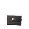 Portefeuille Hermès Kelly wallet petit modèle en cuir epsom noir - 00pp thumbnail