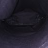 Chanel Shopping shopping bag in black logo canvas - Detail D2 thumbnail