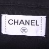 Sac cabas Chanel Shopping en toile siglée noire - Detail D3 thumbnail