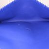 Pochette Hermes Jige en cuir Swift bleu - Detail D2 thumbnail