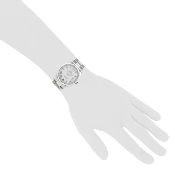 Rolex Day-Date watch in white gold Ref:  118209 Circa  2006 - Detail D1