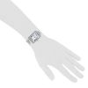 Cartier Tank Solo watch in stainless steel and stainless steel Ref:  2715 Circa  2010 - Detail D1 thumbnail