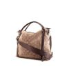 Louis Vuitton Ixia handbag in brown monogram suede and brown leather - 00pp thumbnail