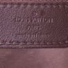 Bolso de mano Louis Vuitton Ixia en ante Monogram marrón y cuero marrón - Detail D4 thumbnail