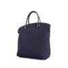 Louis Vuitton Lockit  handbag in blue monogram canvas and navy blue patent leather - 00pp thumbnail