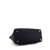 Louis Vuitton Lockit  handbag in blue monogram canvas and navy blue patent leather - Detail D4 thumbnail