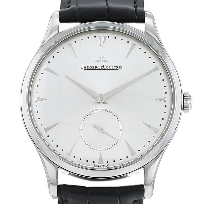 Jaeger Lecoultre Master Ultra Thin watch in stainless steel Ref:  174.8.90.S - 00pp