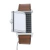 Jaeger-LeCoultre Reverso Grande Automatique watch in stainless steel Ref:  214.8.56 Circa  2000 - Detail D2 thumbnail