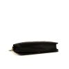 Dior Lady Dior Wallet on Chain pouch in black satin - Detail D4 thumbnail