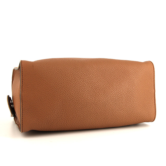 Borsa a tracolla Fendi By the way in pelle martellata marrone - Detail D5