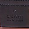 Bolso de mano Gucci Bamboo en cuero negro y piel de pitón roja - Detail D4 thumbnail