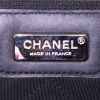 Borsa Chanel Timeless in jersey trapuntato nero con decoro floreale - Detail D4 thumbnail