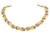 Articulated Cartier Arabesque necklace in pink gold and white gold - 00pp thumbnail