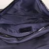 Dior Saddle handbag in canvas and black patent leather - Detail D2 thumbnail