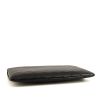 Pochette Chanel Pochette in pelle trapuntata nera e pelle nera - Detail D4 thumbnail