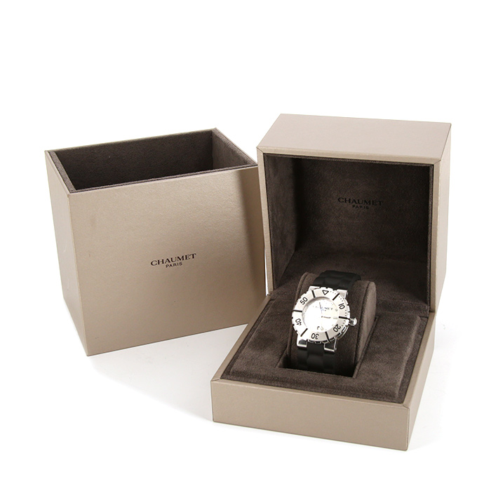 Chaumet Class One watch in stainless steel Ref:  W17220/33 Circa  2009 - Detail D2