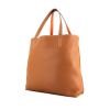 Hermes Double Sens shopping bag in gold togo leather - 00pp thumbnail